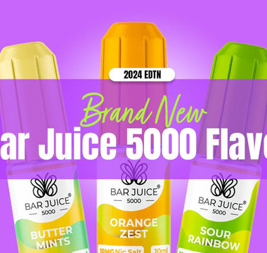 Brand New Bar Juice 5000 Flavours - May '24 - Prime Vapes UK