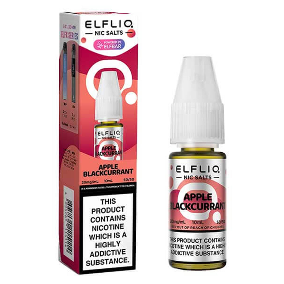 Apple Blackcurrant 10ml Nic Salt By Elf Bar Elfliq