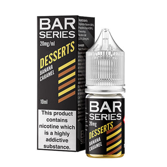 Banana Caramel 10ml Nic Salt By Bar Series Desserts - Prime Vapes UK