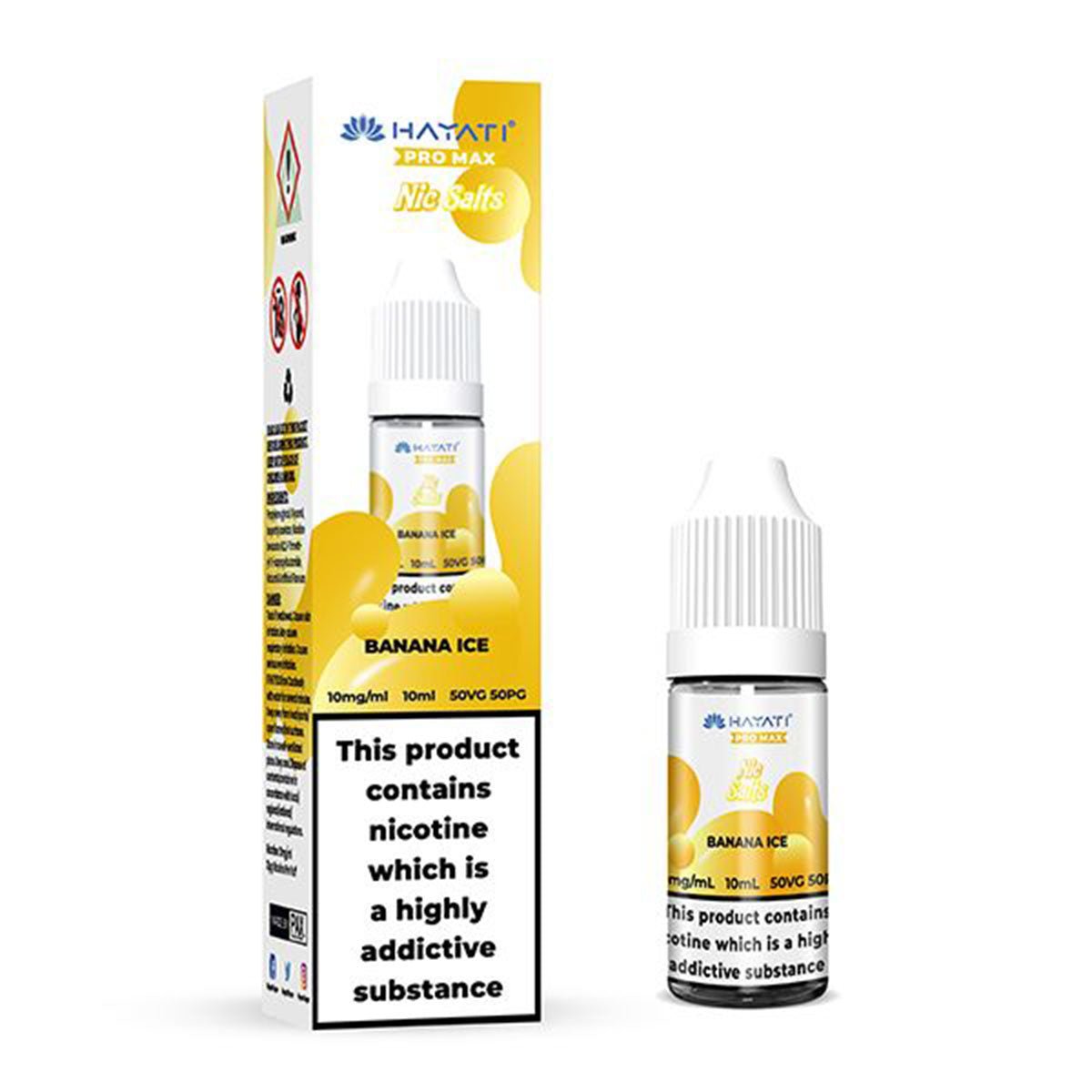 Banana Ice 10ml Nic Salt By Hayati Salts - Prime Vapes UK