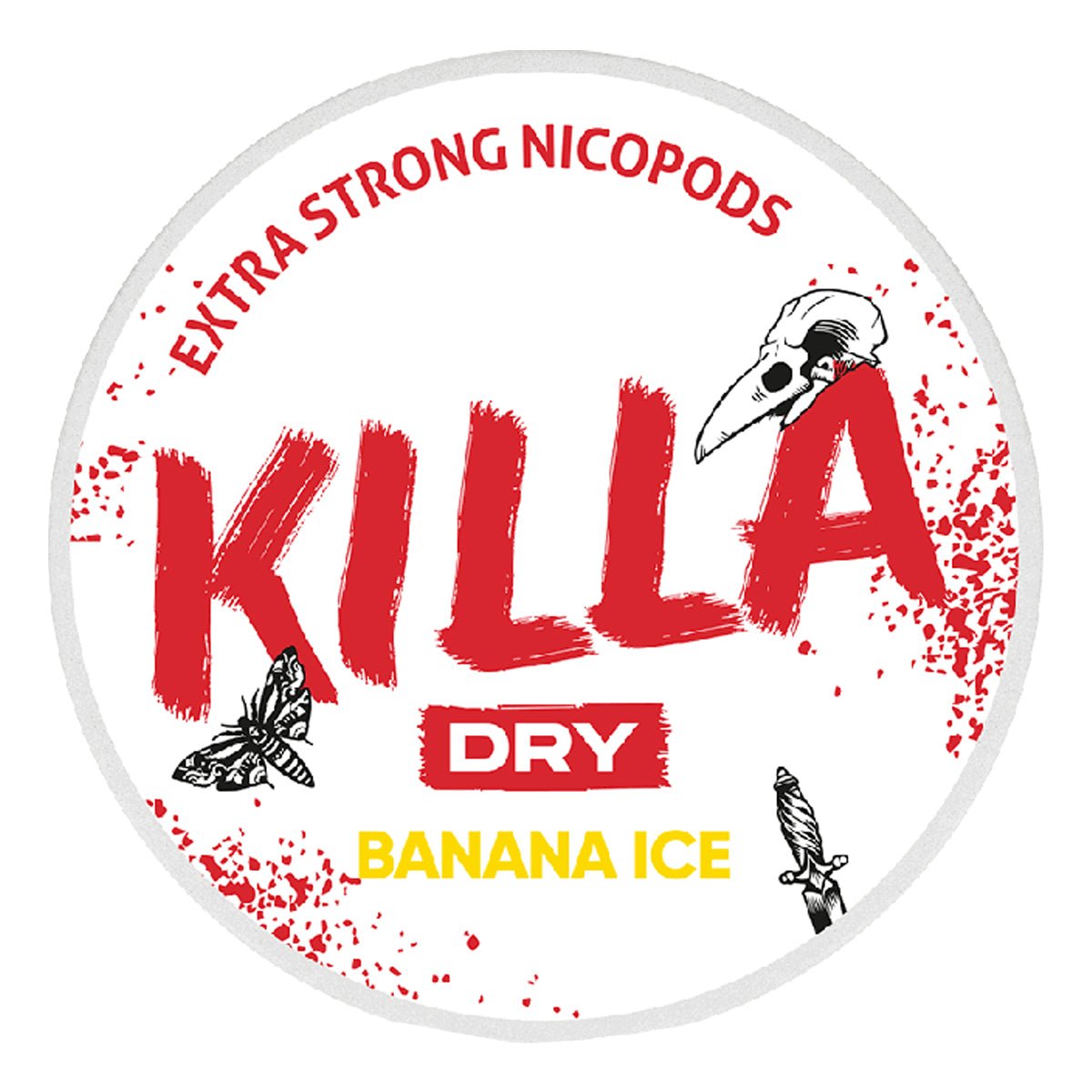 Banana Ice Nicotine Pouches By Killa Dry - Prime Vapes UK