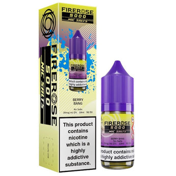 Berry Bang 10ml Nic Salt E - liquid By Elux Firerose 5000 - Prime Vapes UK