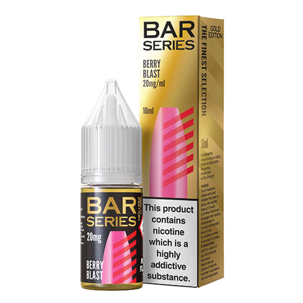 Berry Blast 10ml Nic Salt By Bar Series Gold - Prime Vapes UK