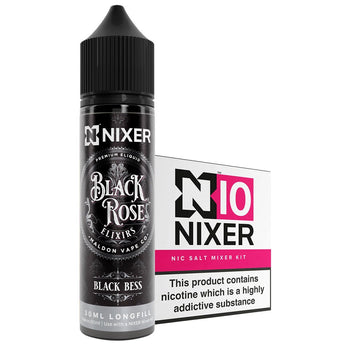 Black Bess 30ml Longfill Concentrate By Nixer x Black Rose Elixirs - Prime Vapes UK