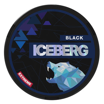 Black Nicotine Pouches By Iceberg - Prime Vapes UK