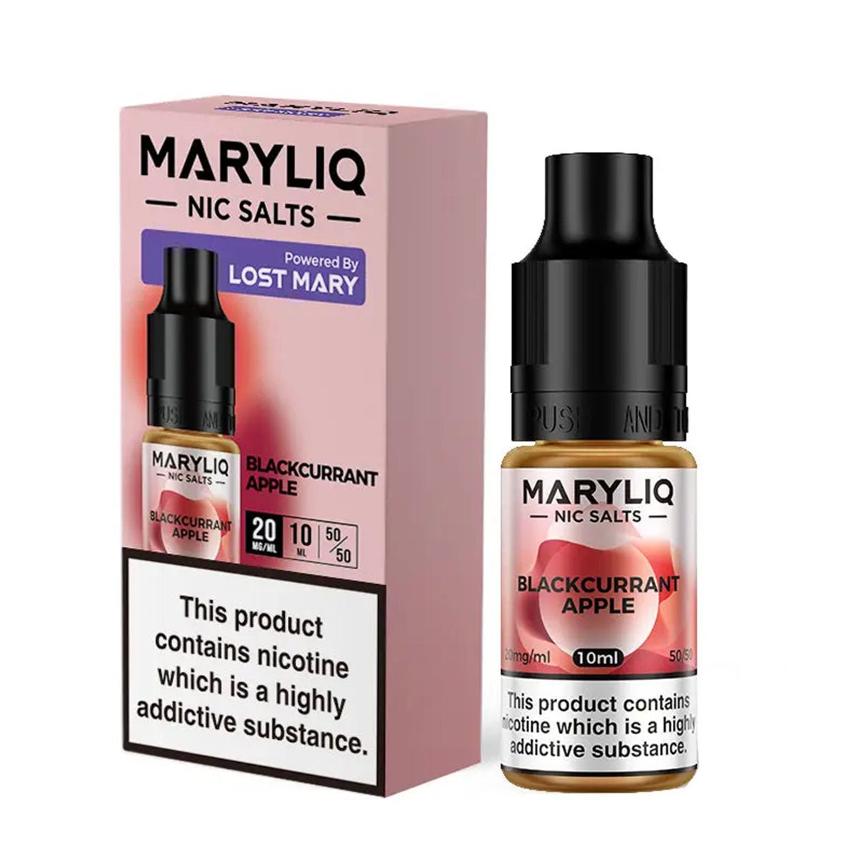 Blackcurrant Apple 10ml Nic Salt E-liquid By MaryLiq - Prime Vapes UK