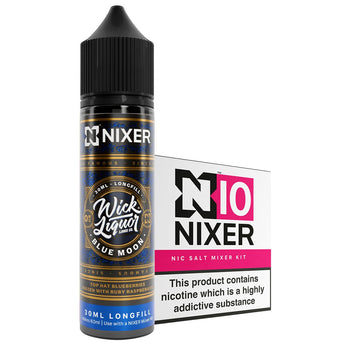 Blue Moon 30ml Longfill Concentrate By Nixer x Wick Liquor - Prime Vapes UK