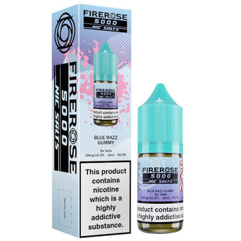 Blue Razz Gummy 10ml Nic Salt E - liquid By Elux Firerose 5000 - Prime Vapes UK