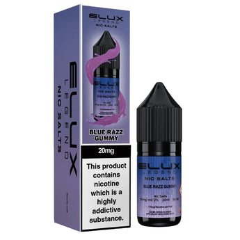 Blue Razz Gummy 10ml Nic Salt E - liquid By Elux Legend - Prime Vapes UK