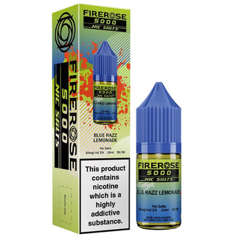 Blue Razz Lemonade 10ml Nic Salt E - liquid By Elux Firerose 5000 - Prime Vapes UK