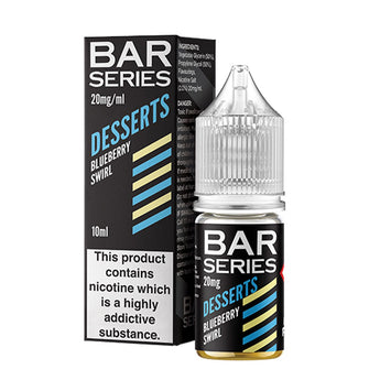 Blueberry Swirl 10ml Nic Salt By Bar Series Desserts - Prime Vapes UK