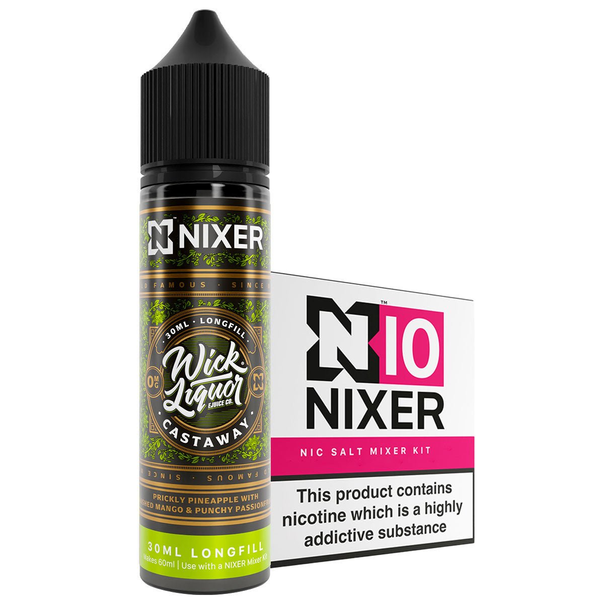 Castaway 30ml Longfill Concentrate By Nixer x Wick Liquor - Prime Vapes UK