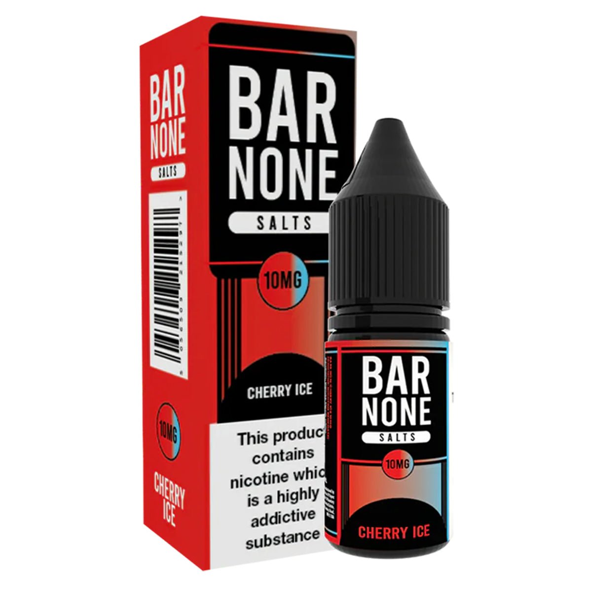 Cherry Ice 10ml Nic Salt By Bar None - Prime Vapes UK