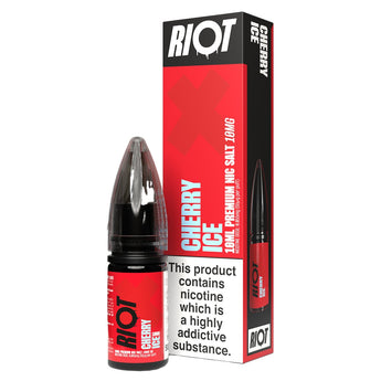 Cherry Ice Riot X 10ml Nic Salt By Riot Squad - Prime Vapes UK