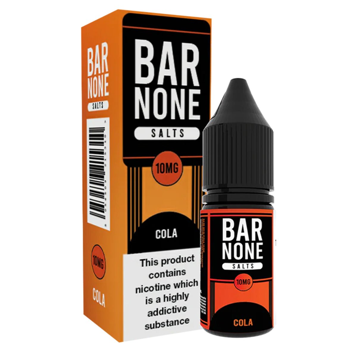 Cola 10ml Nic Salt By Bar None - Prime Vapes UK