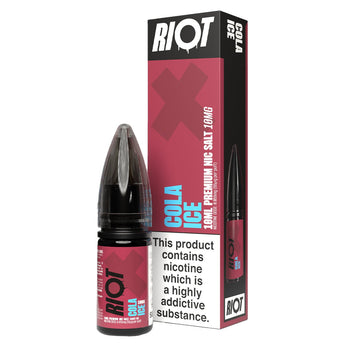 Cola Ice Riot X 10ml Nic Salt By Riot Squad - Prime Vapes UK