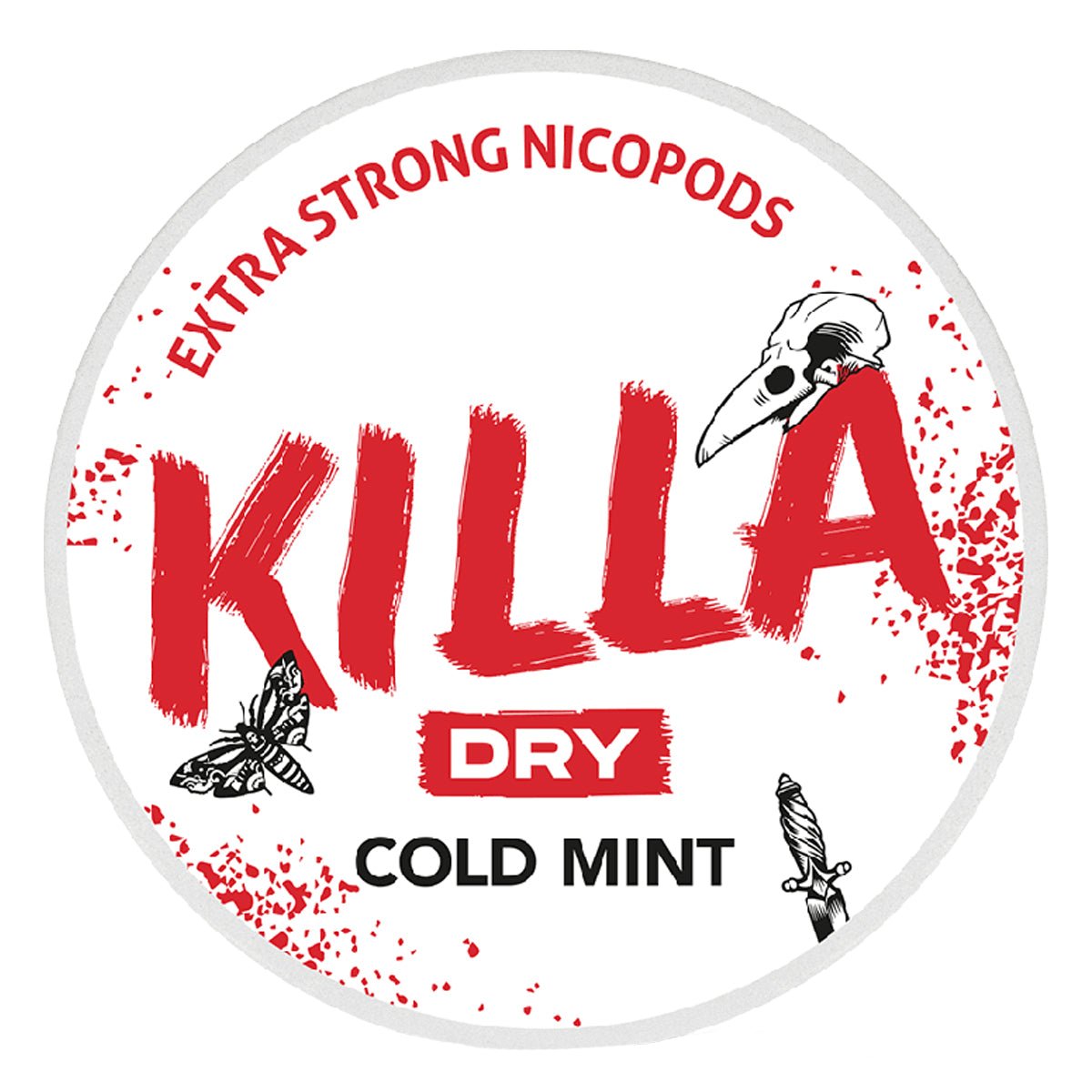 Cold Mint Nicotine Pouches By Killa Dry - Prime Vapes UK