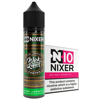 Contra 30ml Longfill Concentrate By Nixer x Wick Liquor - Prime Vapes UK