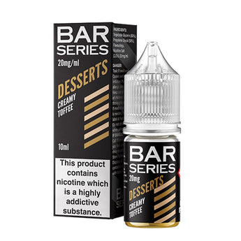 Creamy Toffee 10ml Nic Salt By Bar Series Desserts - Prime Vapes UK