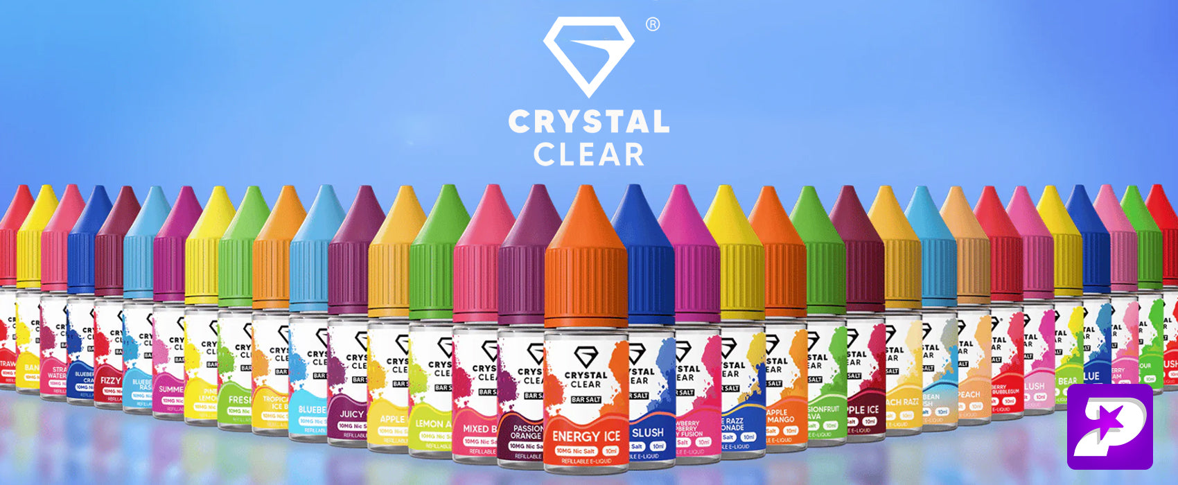 crystal clear 10ml nic salts