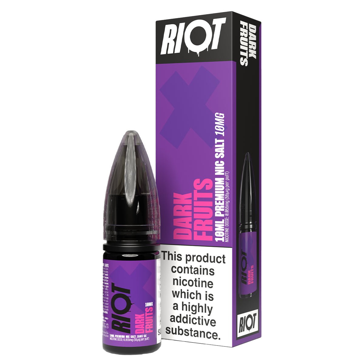 Dark Fruits Riot X 10ml Nic Salt By Riot Squad - Prime Vapes UK