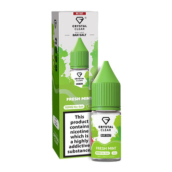 Fresh Mint 10ml Nic Salt E - liquid By Crystal Clear - Prime Vapes UK