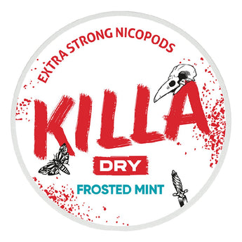 Frosted Mint Nicotine Pouches By Killa Dry - Prime Vapes UK