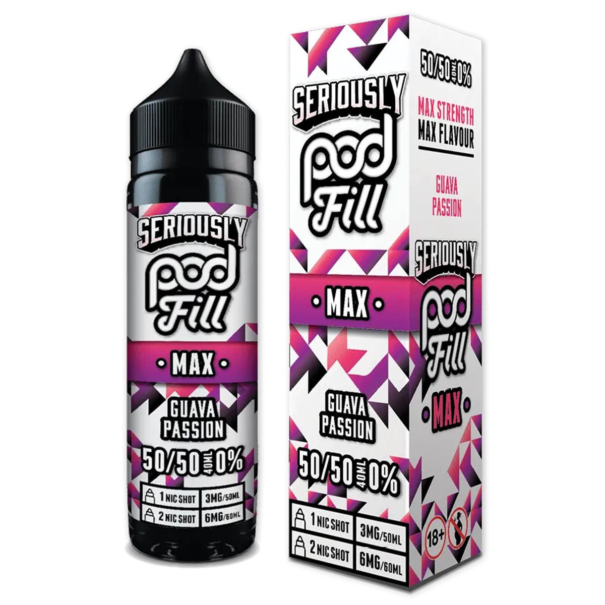 Guava Passion 40ml Longfill Concentrate By Seriously Pod Fill Max - Prime Vapes UK