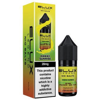 Hawaii Sunrise 10ml Nic Salt E - liquid By Elux Legend - Prime Vapes UK