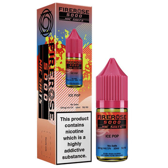 Ice Pop 10ml Nic Salt E - liquid By Elux Firerose 5000 - Prime Vapes UK