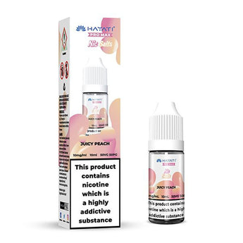 Juicy Peach 10ml Nic Salt By Hayati Salts - Prime Vapes UK