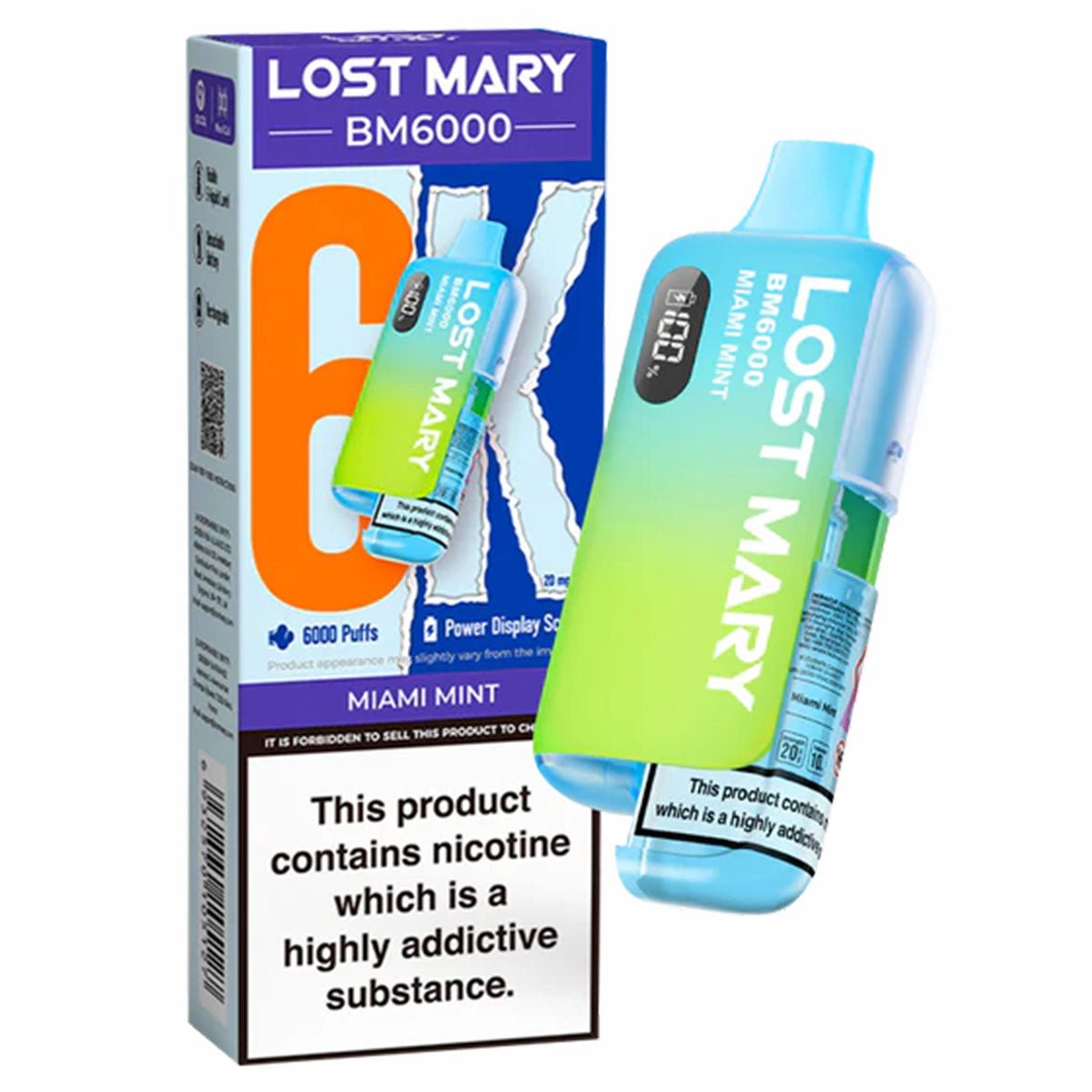 Lost Mary BM6000 Disposable Vape by Lost Mary - Prime Vapes UK