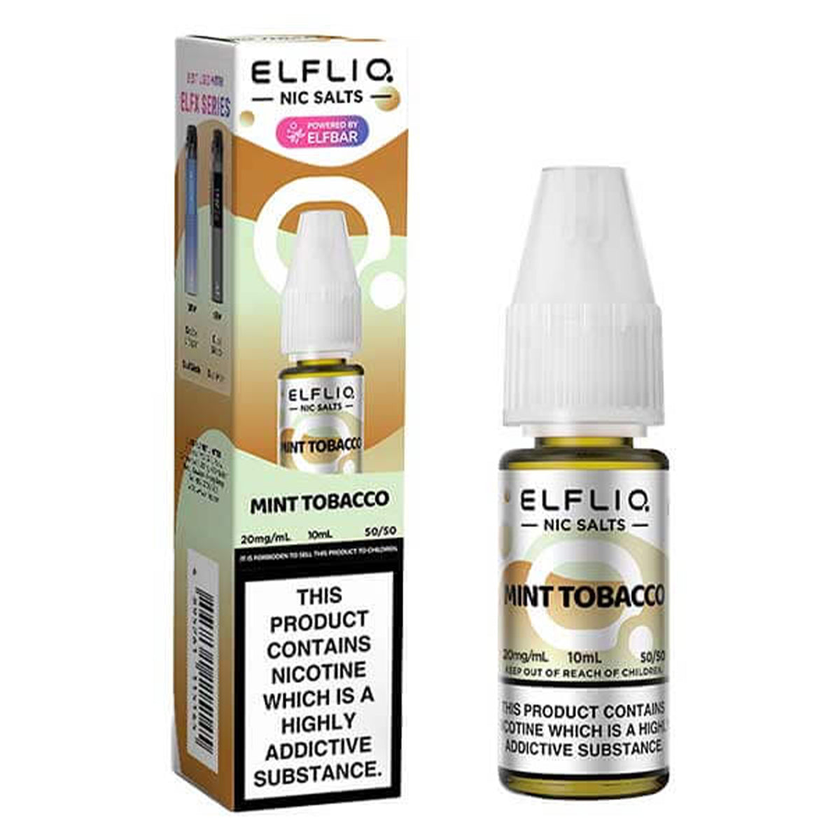 Mint Tobacco 10ml Nic Salt By Elf Bar Elfliq