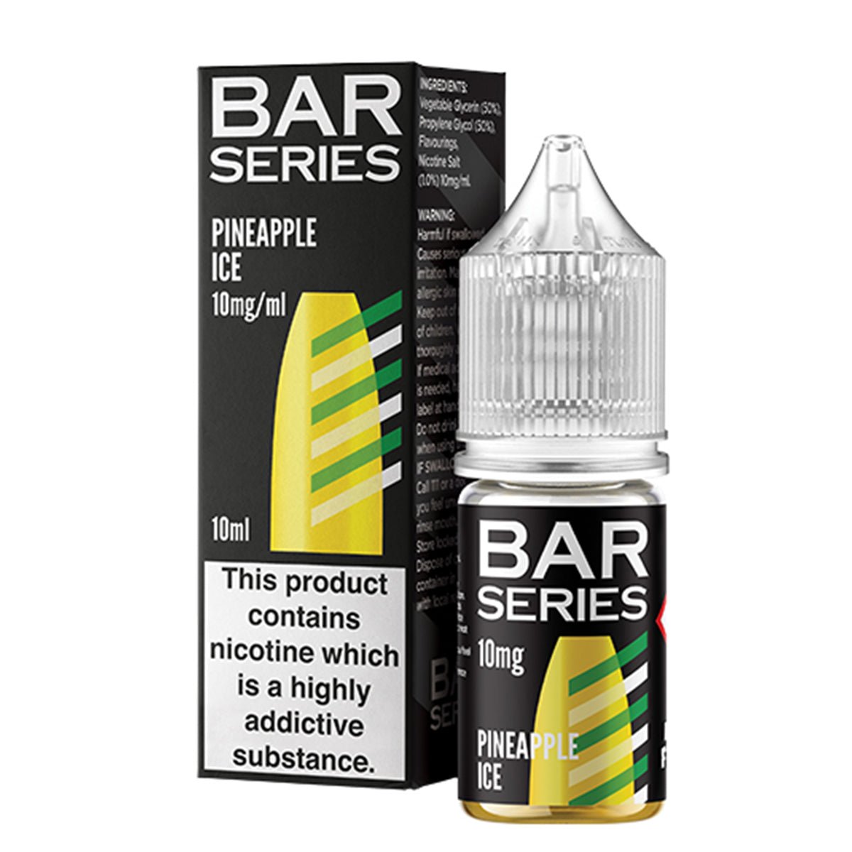 Pineapple Ice 10ml Nic Salt By Bar Series - Prime Vapes UK