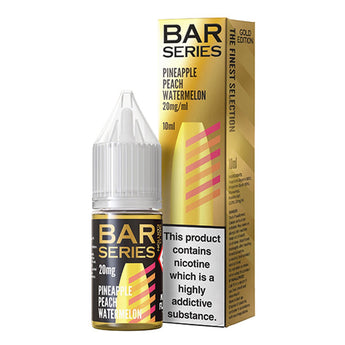 Pineapple Peach Watermelon 10ml Nic Salt By Bar Series Gold - Prime Vapes UK