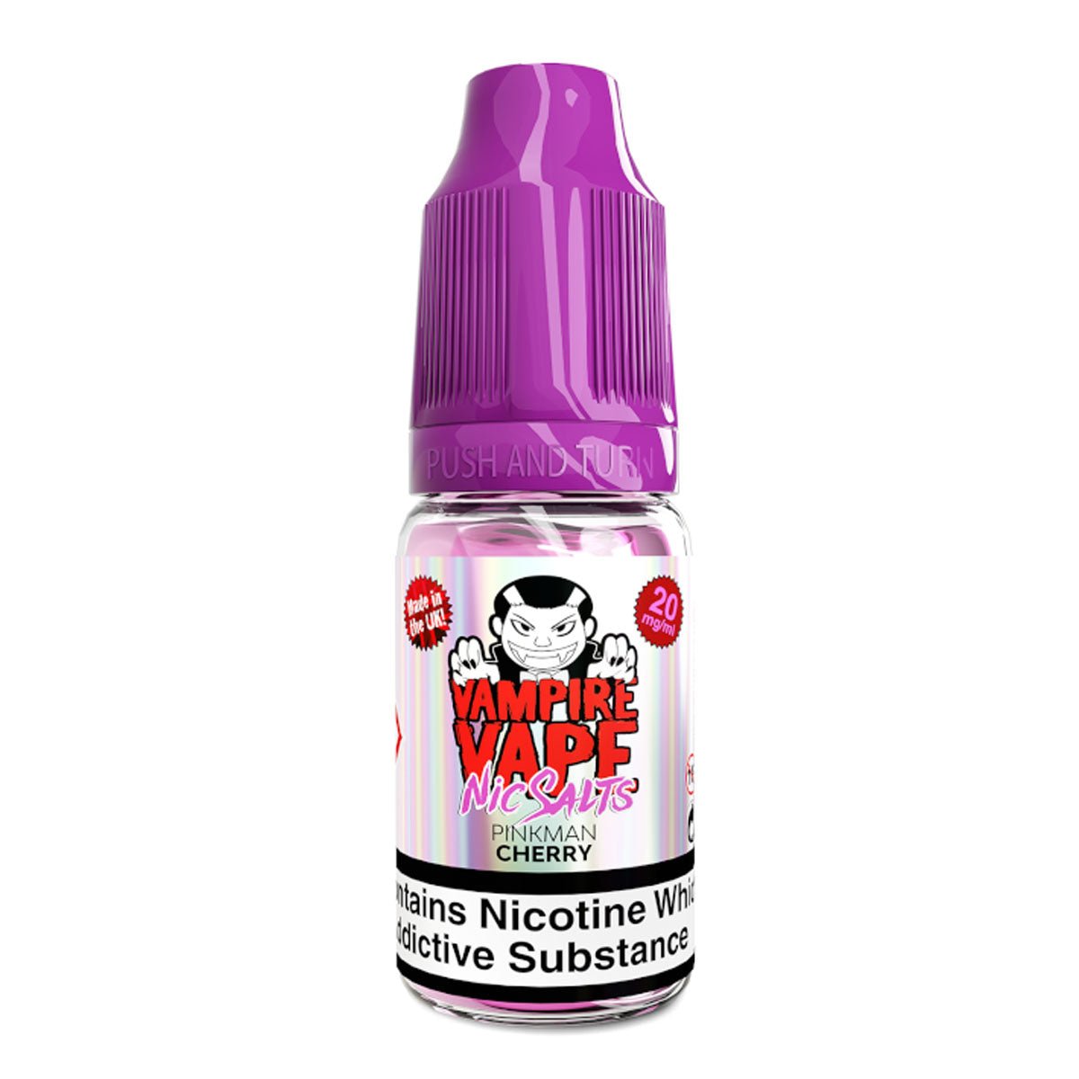 Pinkman Cherry 10ml Nic Salt by Vampire Vape - Prime Vapes UK