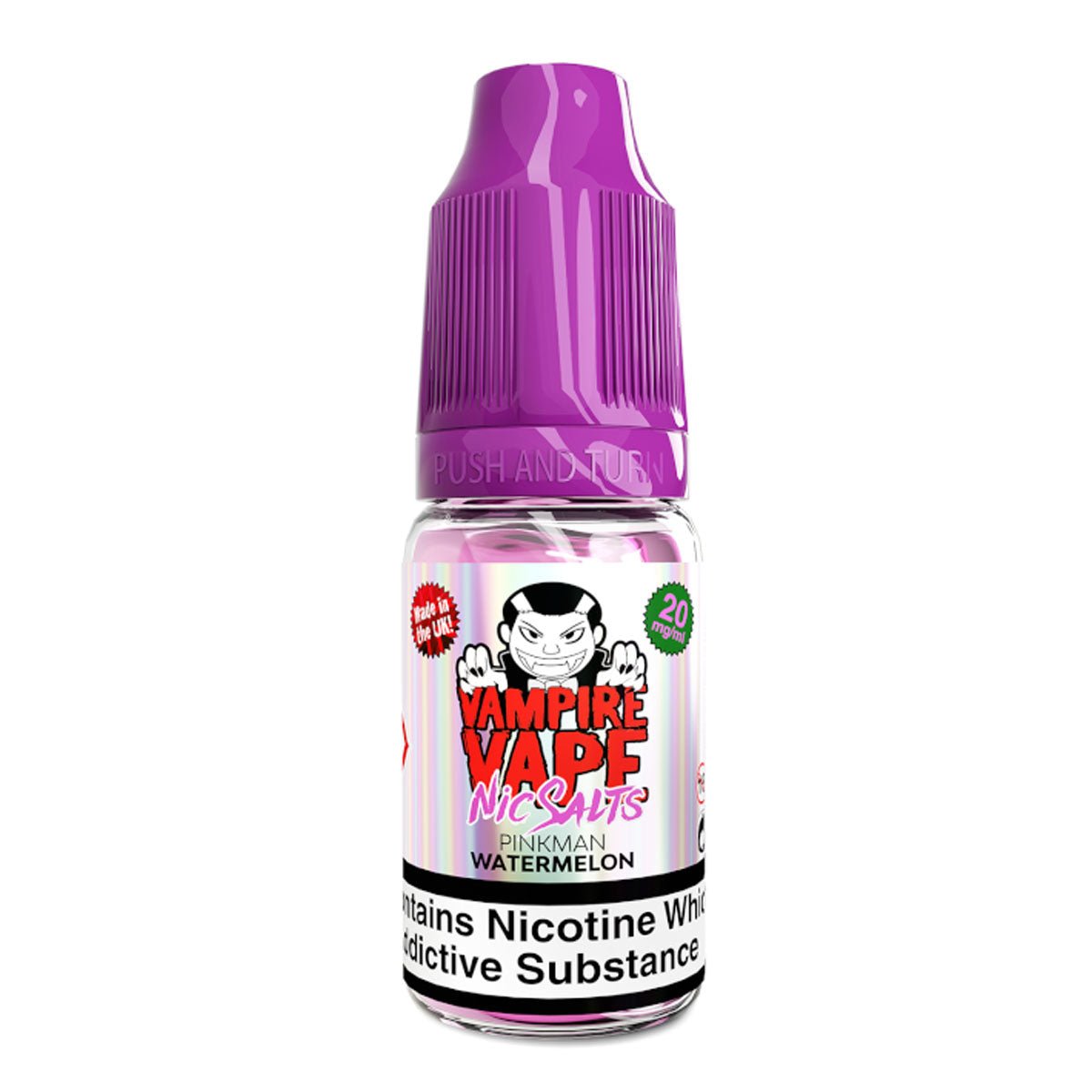 Pinkman Watermelon 10ml Nic Salt by Vampire Vape - Prime Vapes UK