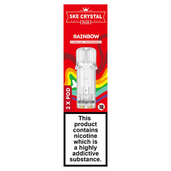 Rainbow Crystal Plus Prefilled Pods by SKE Crystal Bar - Prime Vapes UK