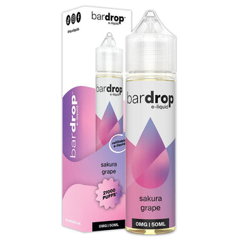 Sakura Grape 50ml Shortfill By Bar Drop Shortfills - Prime Vapes UK