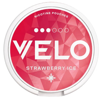 Strawberry Ice Nicotine Pouches By Velo - Prime Vapes UK