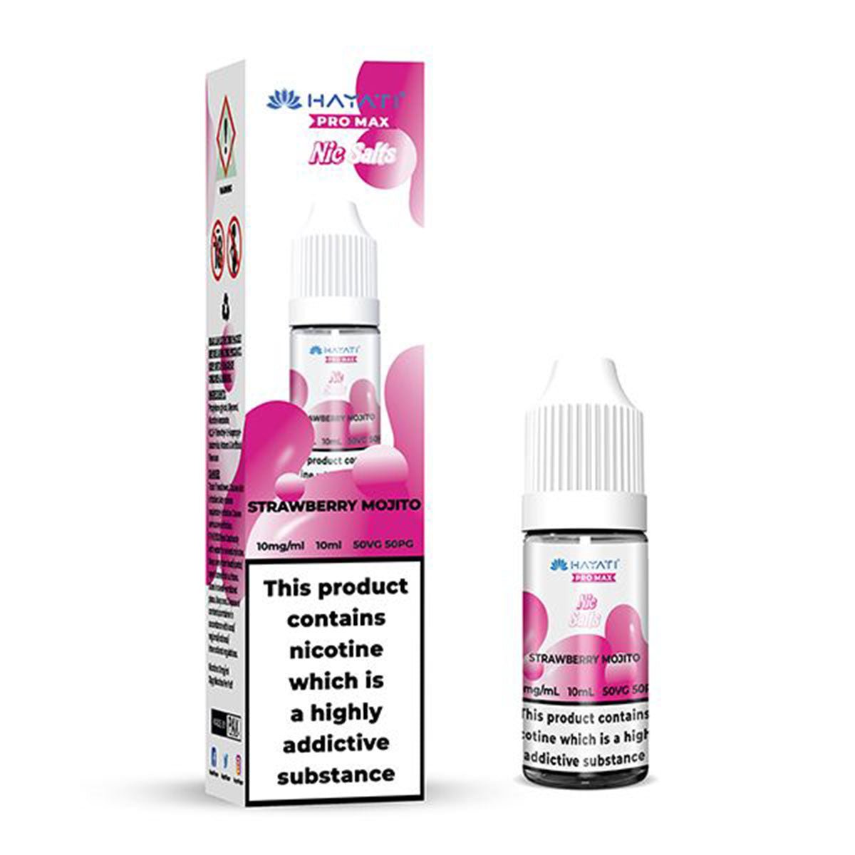 Strawberry Mojito 10ml Nic Salt By Hayati Salts - Prime Vapes UK