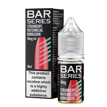 Strawberry Watermelon Bubblegum 10ml Nic Salt By Bar Series - Prime Vapes UK