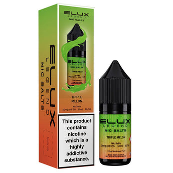 Triple Melon 10ml Nic Salt E - liquid By Elux Legend - Prime Vapes UK