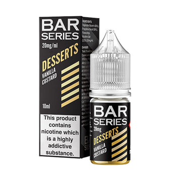 Vanilla Custard 10ml Nic Salt By Bar Series Desserts - Prime Vapes UK