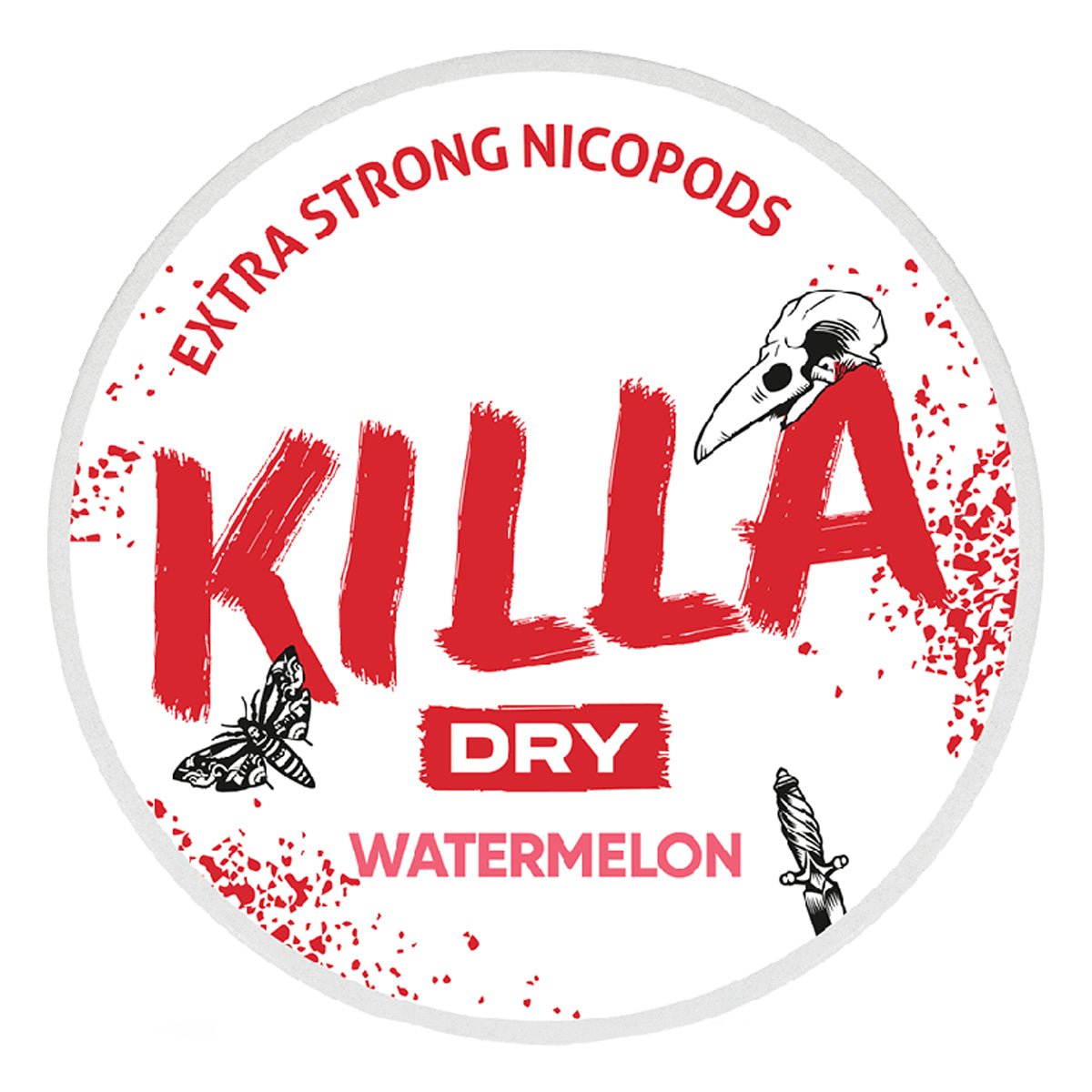 Watermelon Nicotine Pouches By Killa Dry - Prime Vapes UK