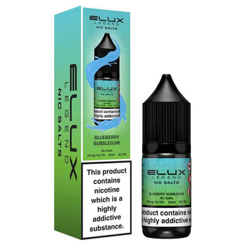 Blueberry Bubblegum 10ml Nic Salt E-liquid By Elux Legend - Prime Vapes UK