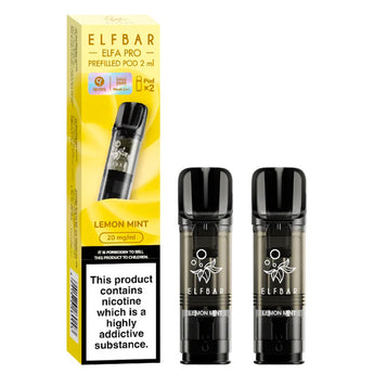 Lemon Mint Elfa Pro Prefilled Pod by Elf Bar - Prime Vapes UK