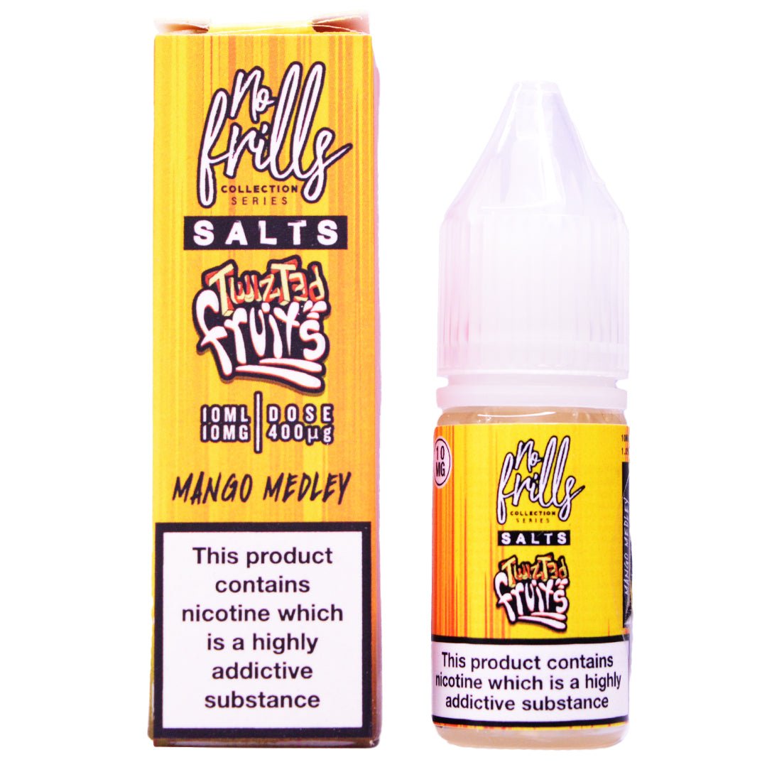 Mango Medley 10ml Nic Salt By No Frills Twisted Fruits - Prime Vapes UK